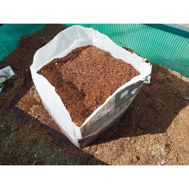 Bloco de fibra de coco expansível de 1kg | EntreSementes