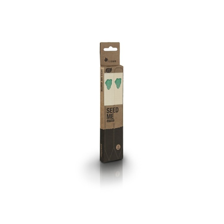 Etiquetas de bambu, ilustração de alface (6uds)