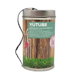 Corda de juta verde em lata 80 metros
