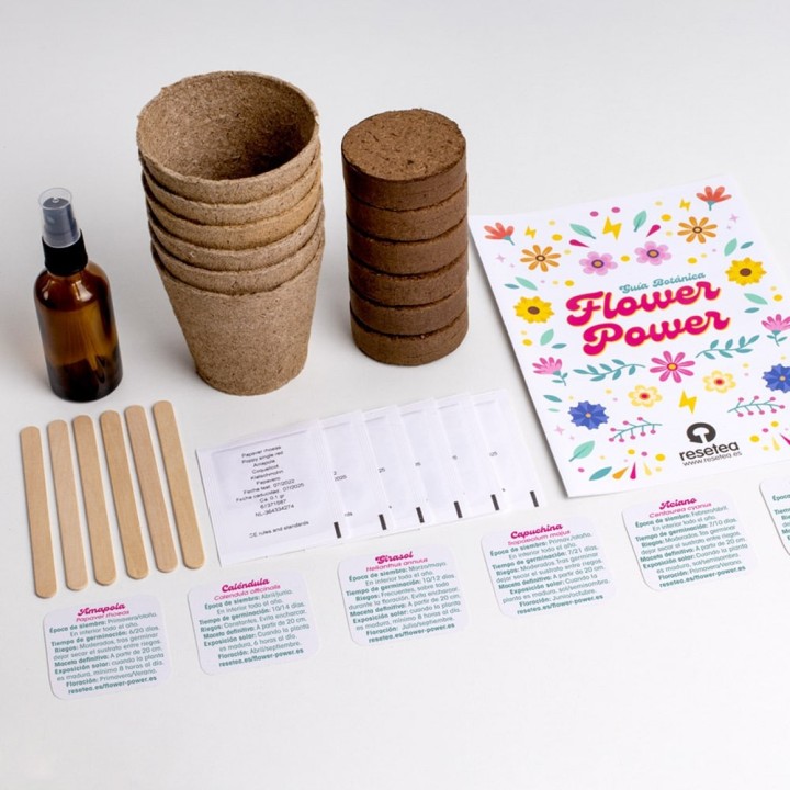 kit de semillas de flores