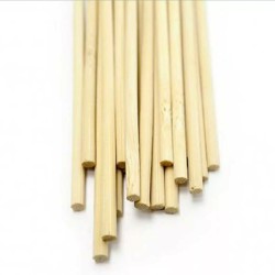 Bastões de bambu natural 30 cm (20 uds)