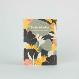 Cartão postal plantável - Felicidades