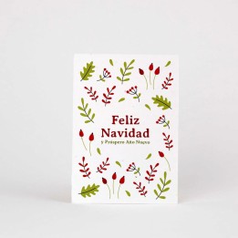Cartão postal plantável - Feliz Navidad