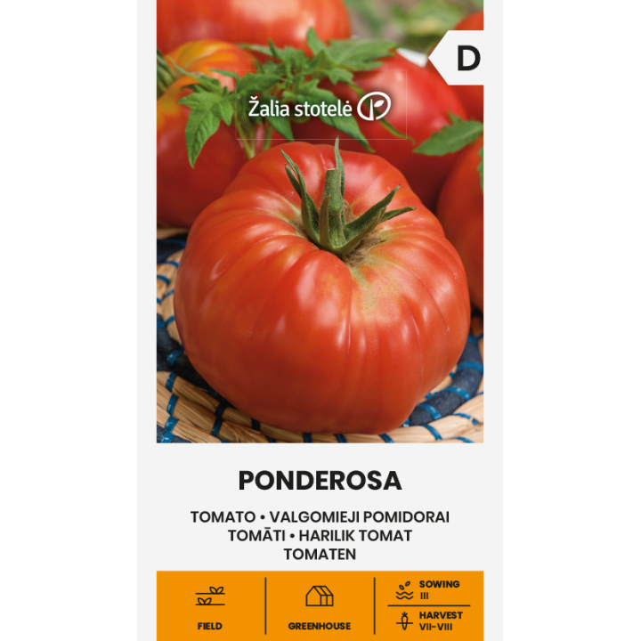 Tomate Ponderosa - Sementes