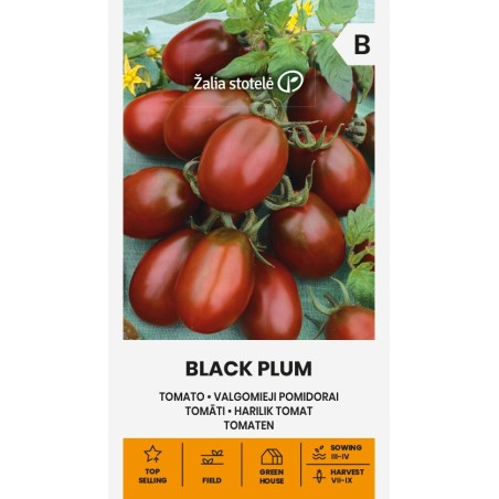 Tomate Ameixa Negra - Sementes