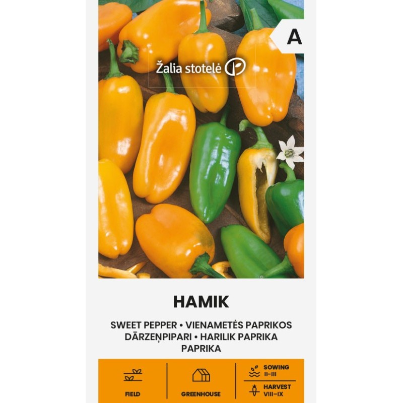 Pimento doce Hamik - Sementes