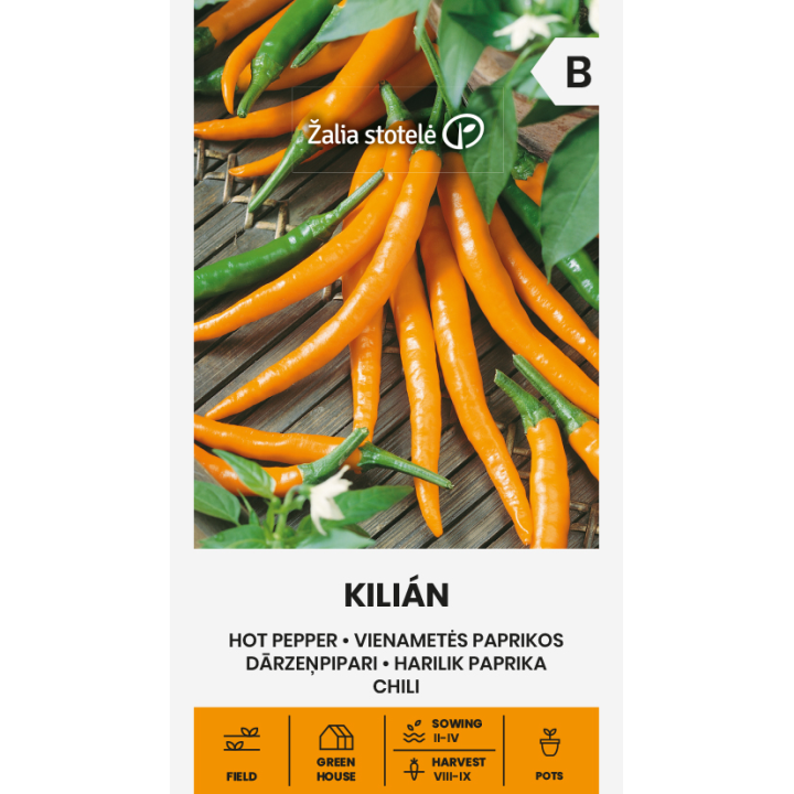 Pimento picante Kilian - Sementes
