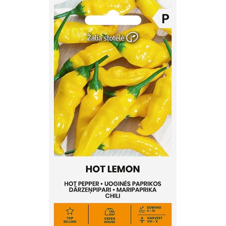 Pimento picante Hot Lemon - Sementes