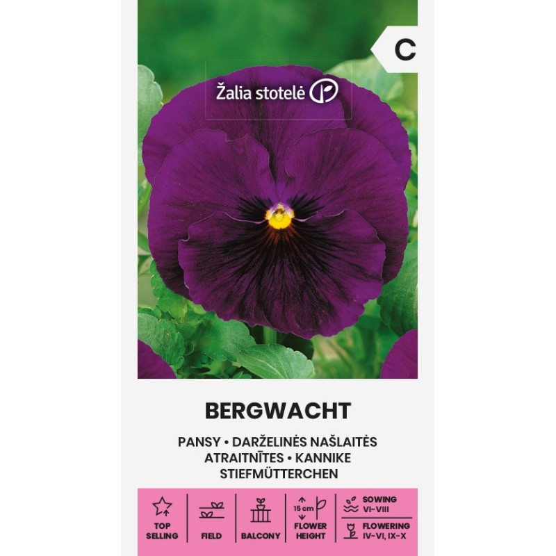 Amor-perfeito Bergwacht - Sementes