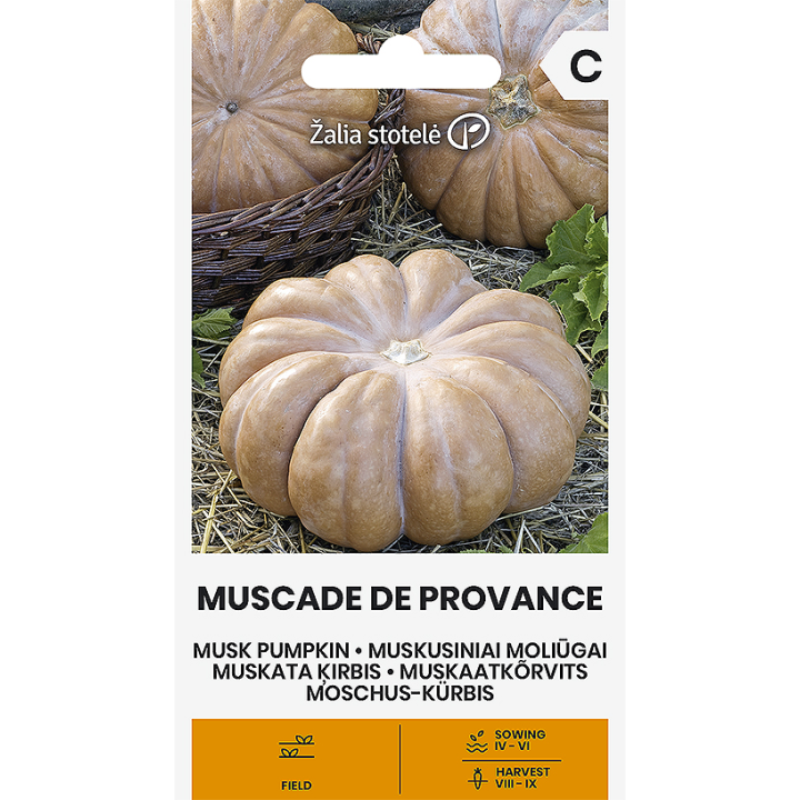 Abóbora almiscarada de Provença - Sementes