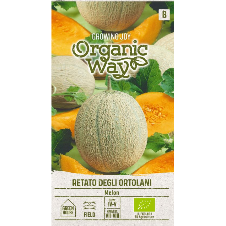 Melão Retato degli Ortolani - Sementes
