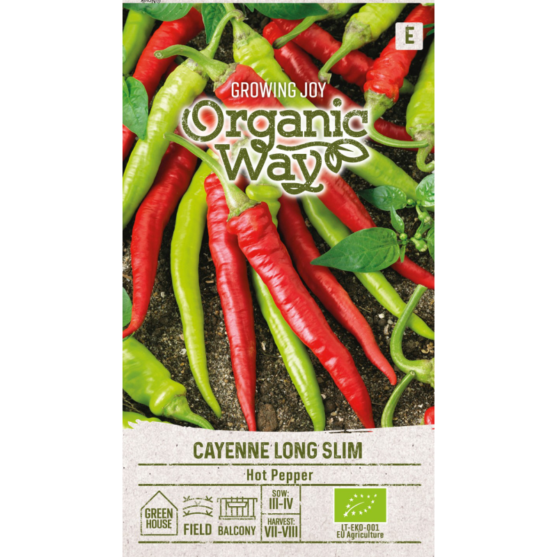 Pimenta Caiena Long Slim - Sementes