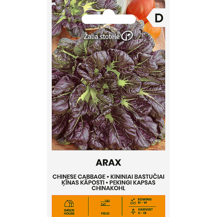 Couve chinesa Arax - Sementes