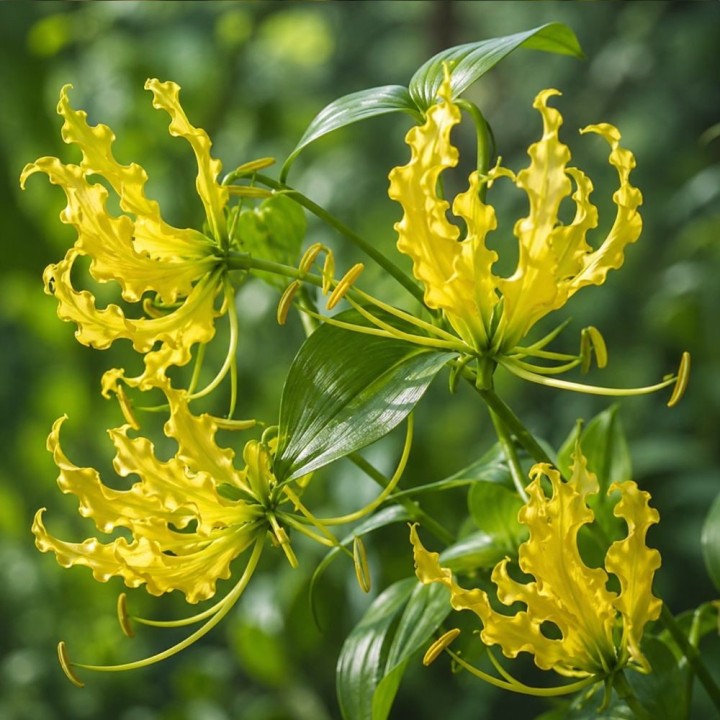 Gloriosa amarela - Planta - Sementes