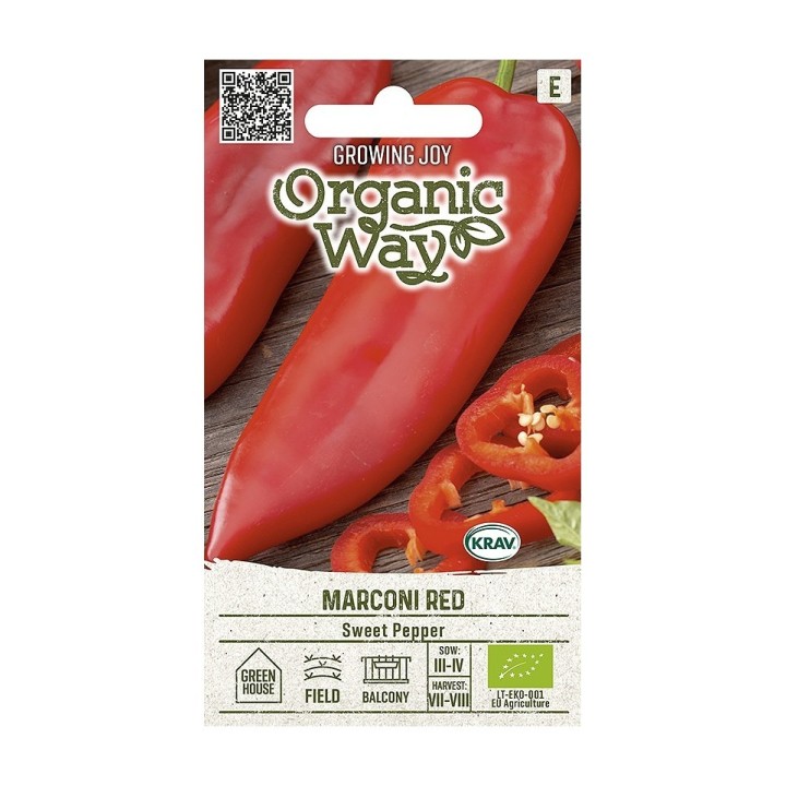 Pimento Marconi Vermelho - Sementes